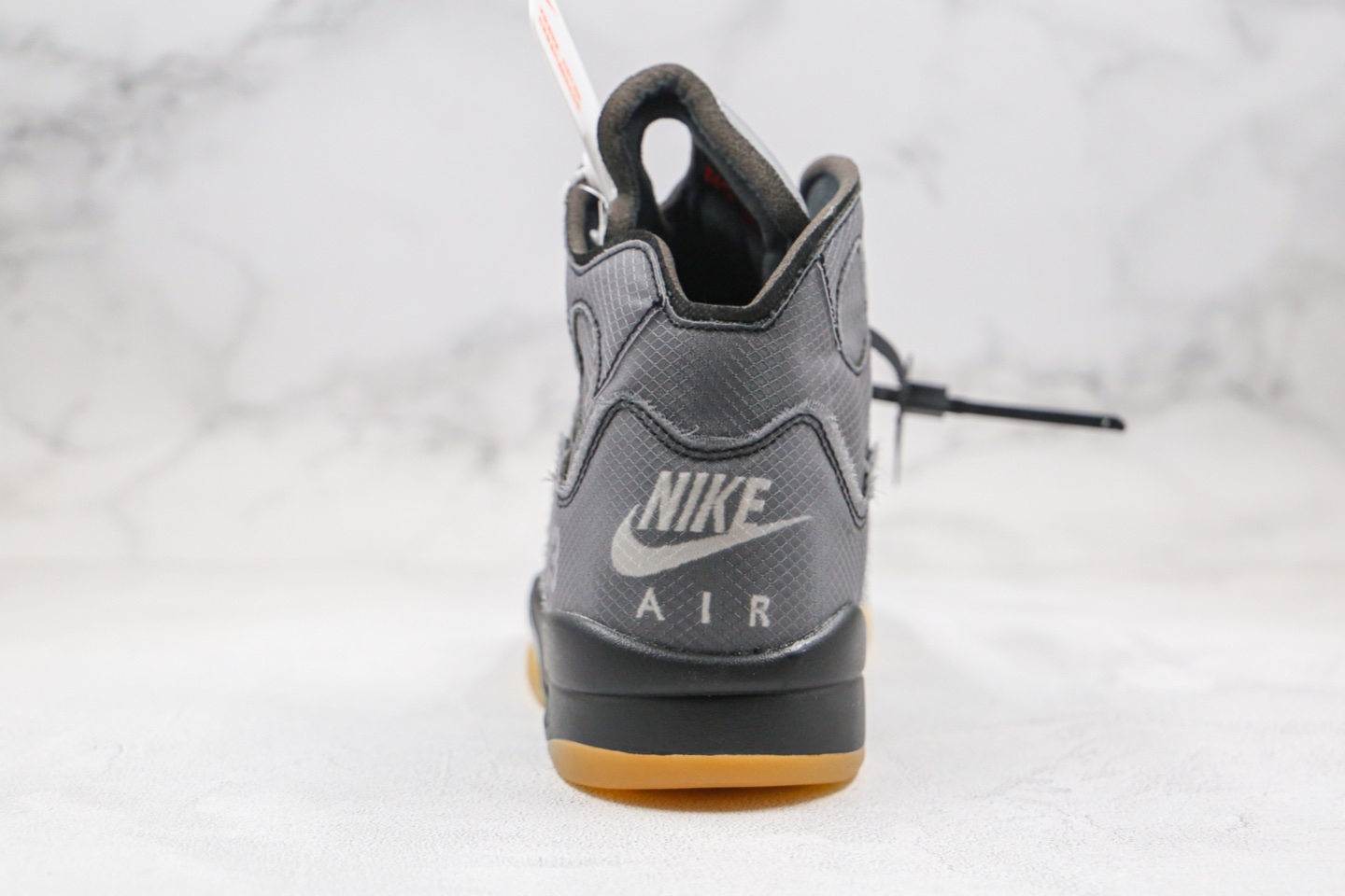 520 OG 纯原版本乔丹AJ5 蝉翼 灰黄色 OW联名 OFF-White x Air Jordan 5 Retro SP OW联名CT8480-001