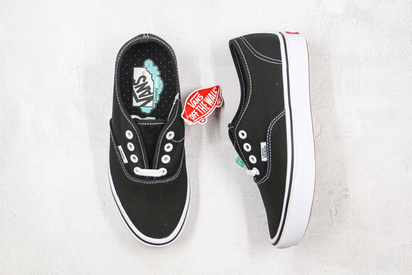 110 万斯VANS  超轻 轻量化 安纳海姆 AUT 黑白色 ComfyCush二代超轻系列Authentic黑白板鞋VN0A3WMAVNE