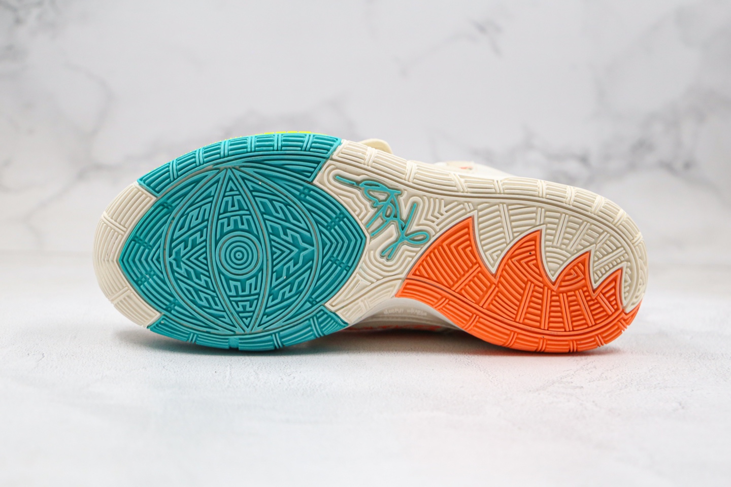 270 公司级 欧文六代6代 米白色 涂鸦 N7 Nike Kyrie 6 N7实战篮球鞋CD5031-101