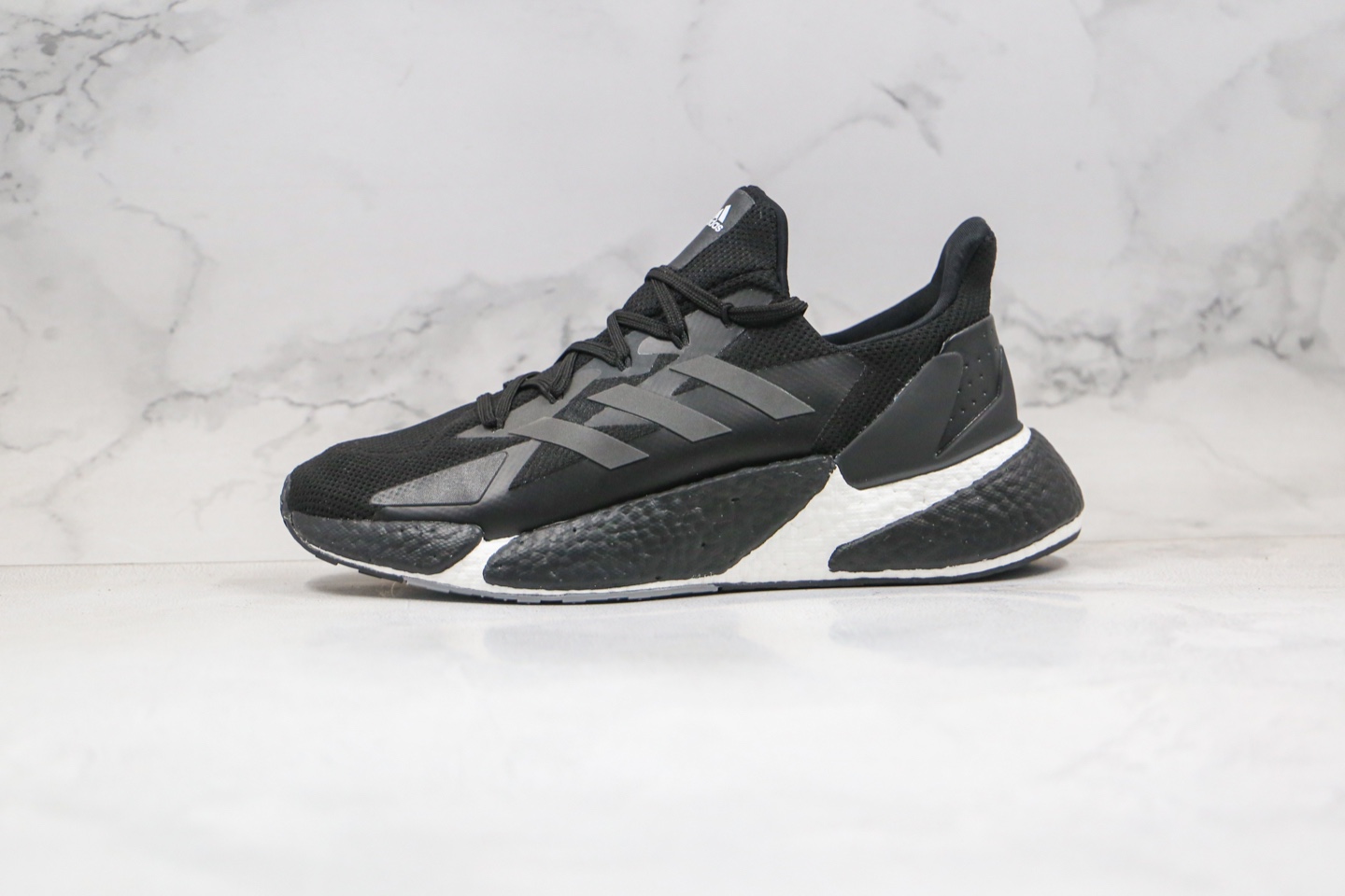 250 公司级 阿迪 真爆 X9000L4  爆米花跑鞋 Adidas FW8385 黑白色