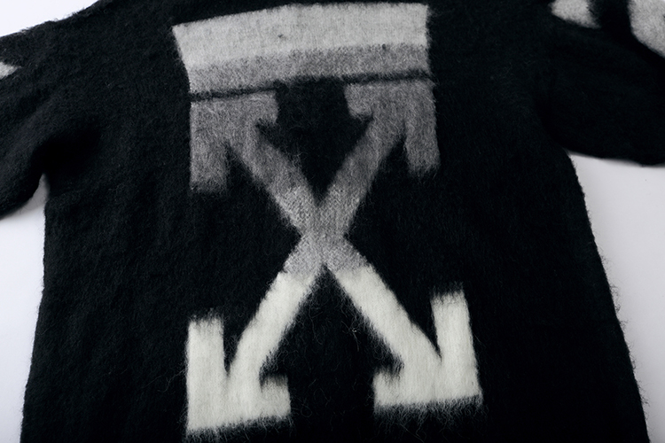 Cashmere Blend Sweater with Anti-Balling Technology in Off-White, Various Sizes Available - 图片 7