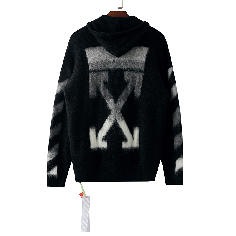 Cashmere Blend Sweater with Anti-Balling Technology in Off-White, Various Sizes Available - 图片 2