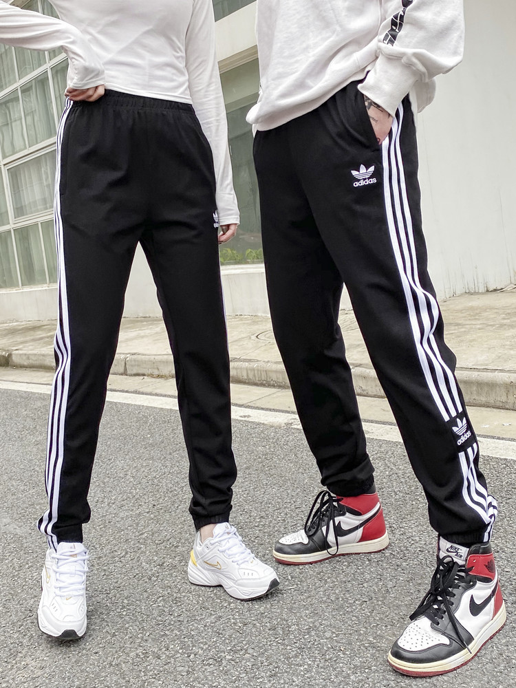 140 Adidas三叶草长裤 专柜同款 钻石纹320克面料 时尚简约的版型