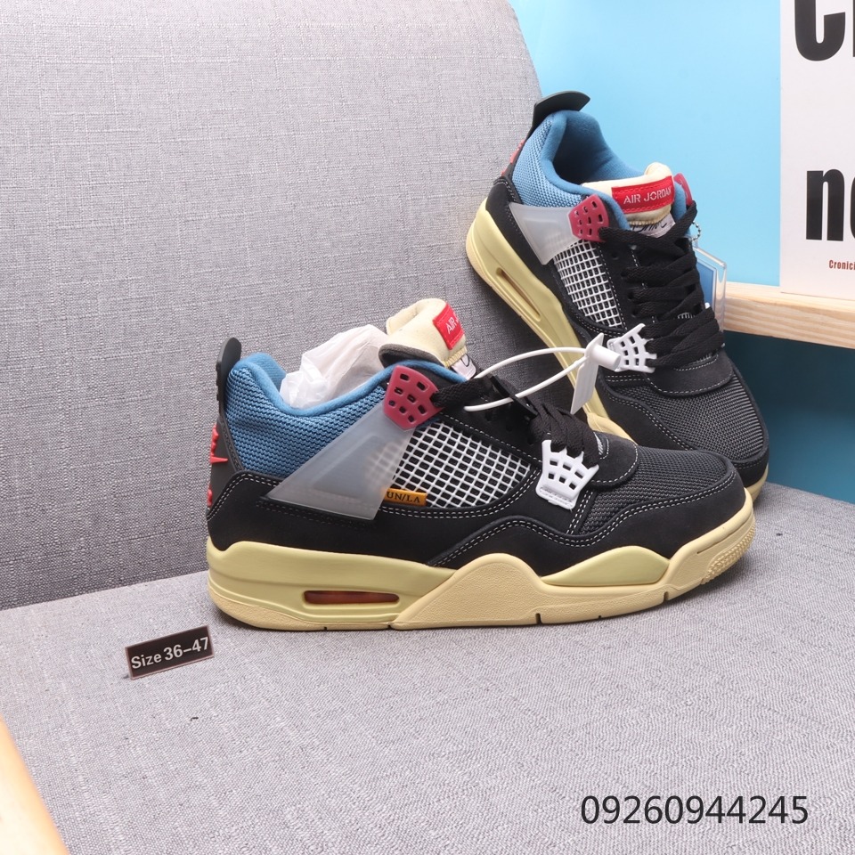 合集图 新品上市 纯原版本 乔丹union X Air Jordan 4 Aj4乔4la骑士 编码 09260944245 复刻小镇 复刻商贸城 复刻商家导航