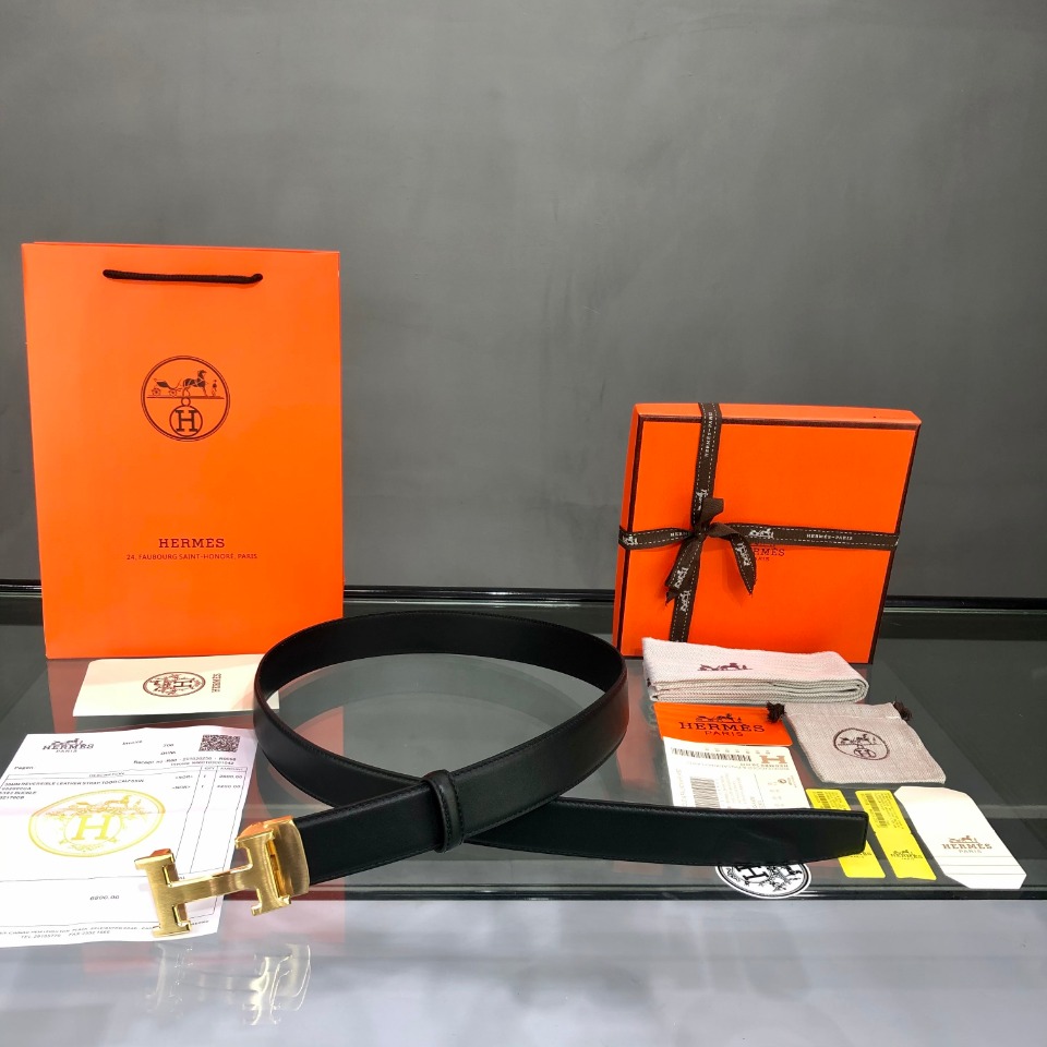 Hermes 35mm Black Leather Belt with H Buckle for Men, Double-Sided 5 o 1em8vdk7l18ac1v7ead12gl426s