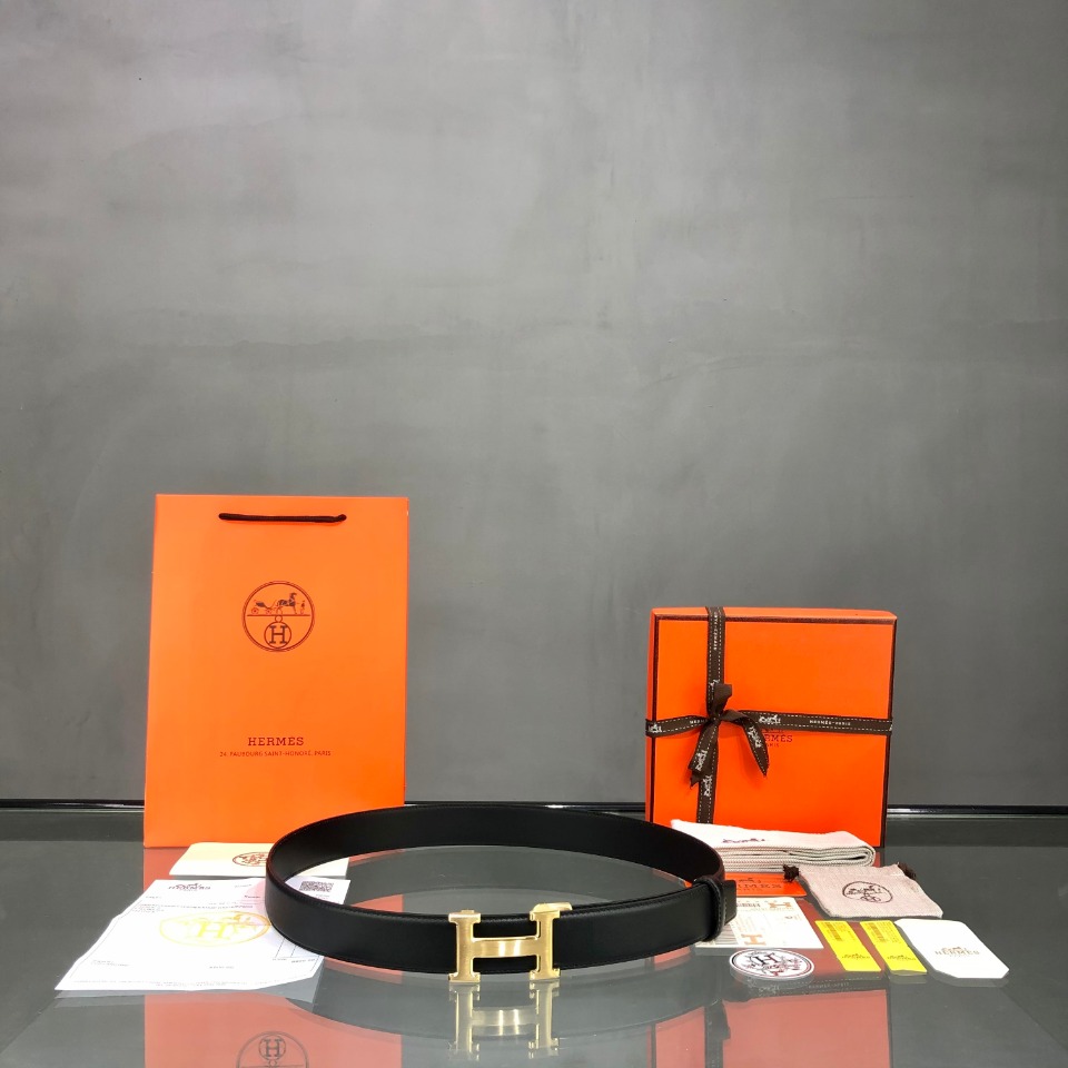 Hermes 35mm Black Leather Belt with H Buckle for Men, Double-Sided 2 o 1em8vdk7l1hd1be946bnf351p