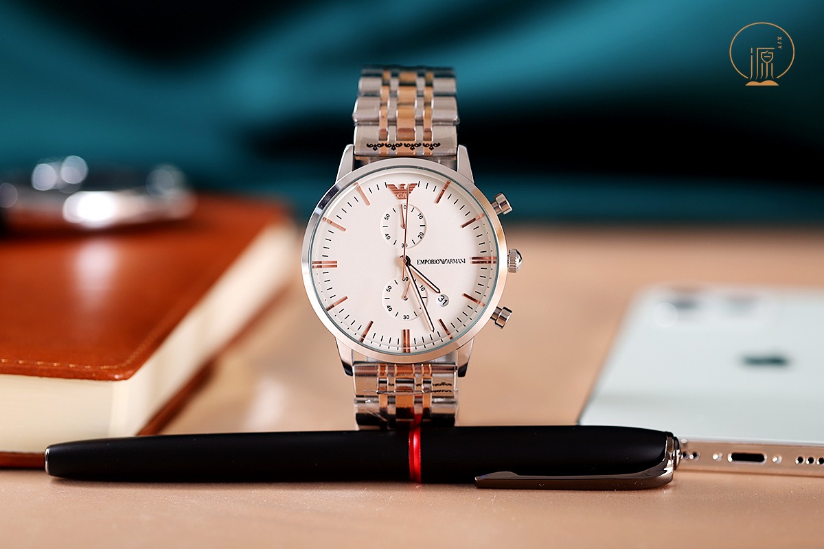 💰220 
【阿玛尼】Armani/阿玛尼手表男经典时尚休闲钢带石英表男表

豪华气息，提高你个人魅力和生活品味~