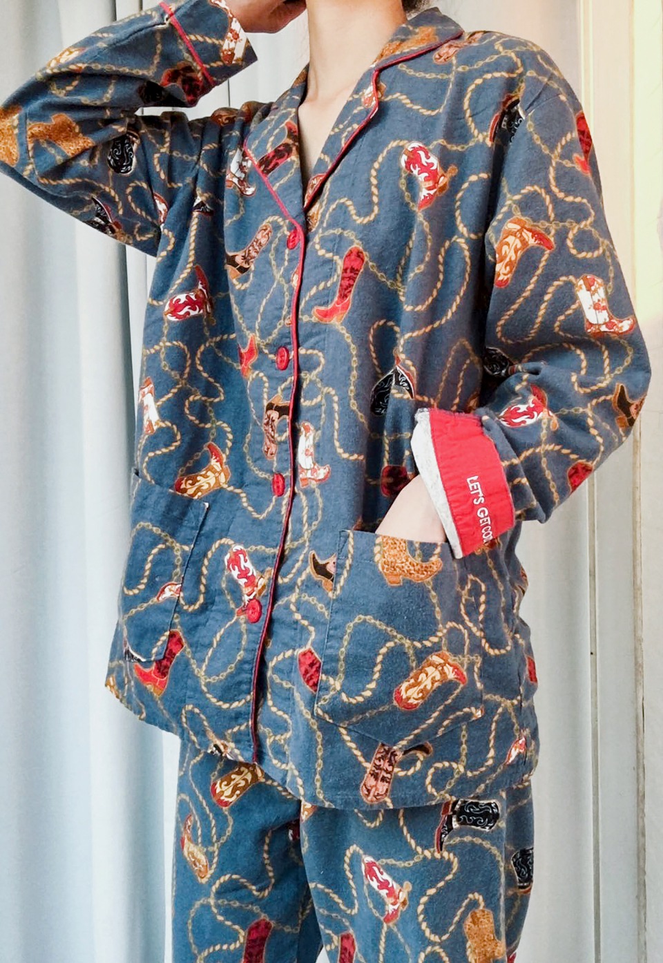 Salvage "Magic Boot" Brushed Pajama Set - Comprehensive 7