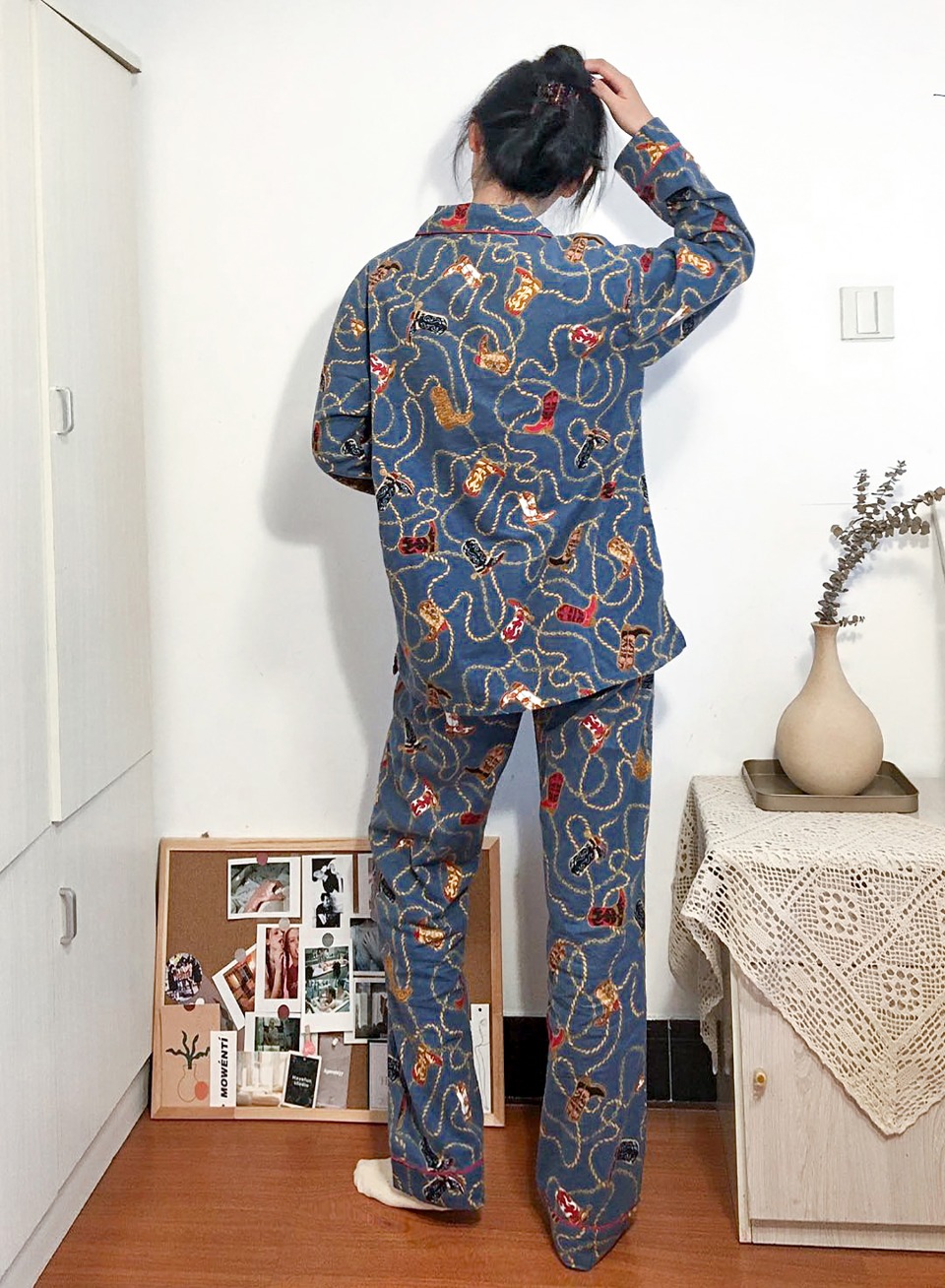 Salvage "Magic Boot" Brushed Pajama Set - Comprehensive 6