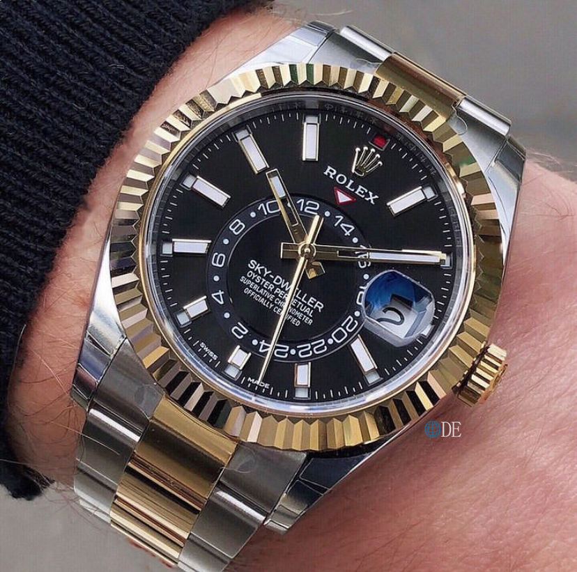 Rolex DE劳力士Rolex Sky-Dweller 天行者 四码合一 扫码可进网查询