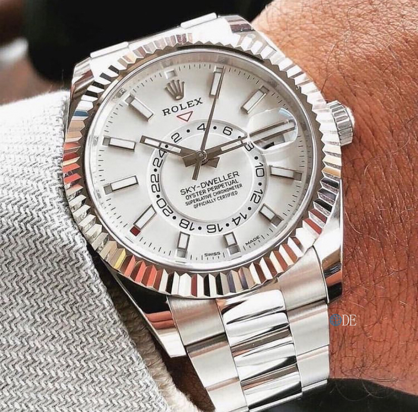 Rolex 劳力士Rolex Sky-Dweller 天行者 四码合一 扫码可进网查询