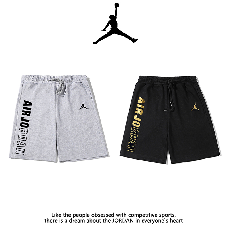 Air Jordan Clothing Shorts Best Quality Fake
 Black Grey Bronzing Unisex Cotton Summer Collection
