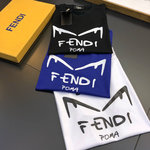 Fendi Clothing T-Shirt Men Cotton Spring/Summer Collection Short Sleeve