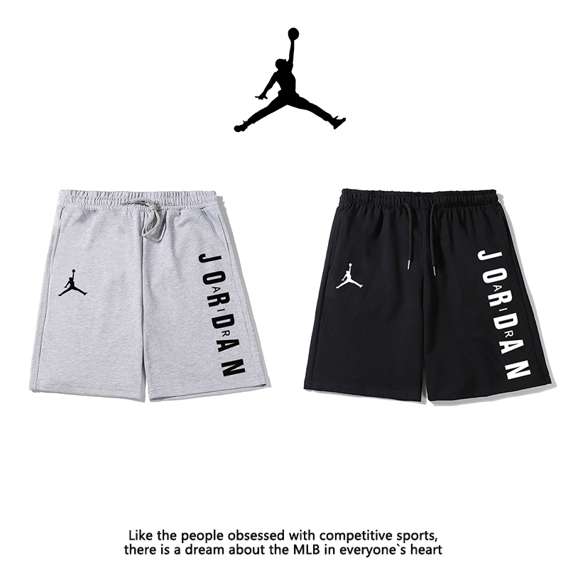 Air Jordan Clothing Shorts Black Grey Printing Unisex Cotton Summer Collection