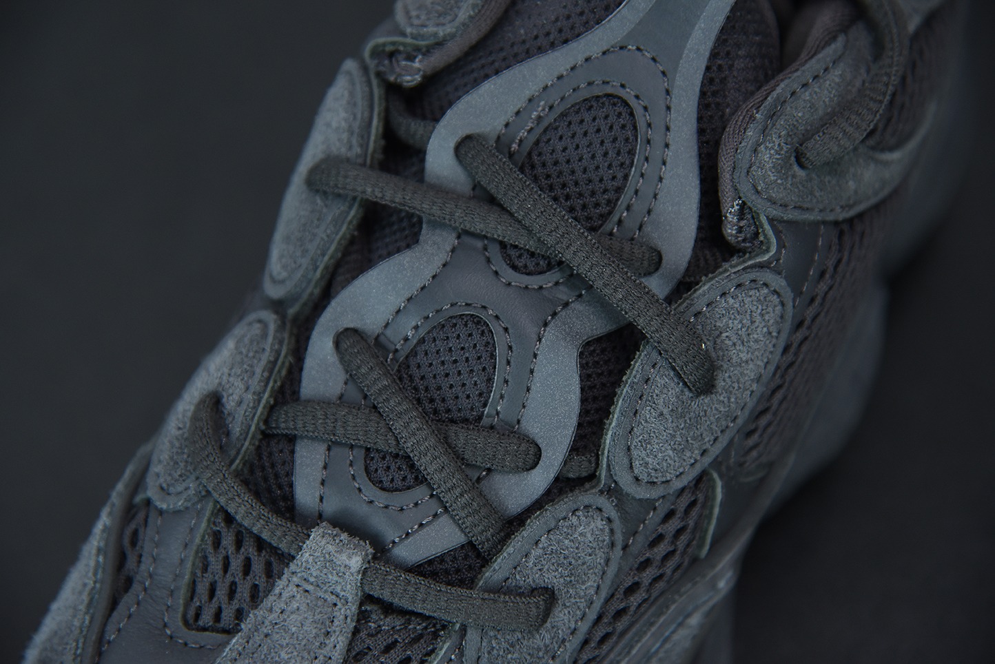 L00J6 顶级过验版  yeezy 椰子500 纯黑 货号：F36640
