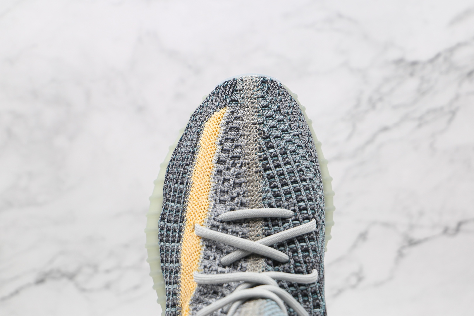 椰子350 V2 信风蓝运动鞋 水洗丹宁