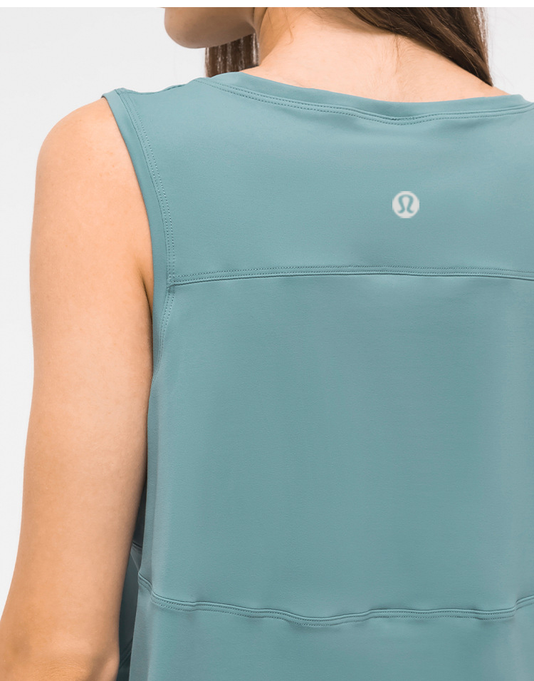 Lululemon Lulu Tank Top tank training light blue yoga