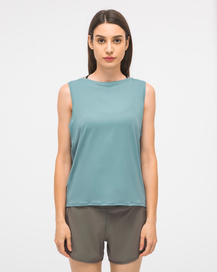 Lululemon Lulu Tank Top tank training light blue yoga
