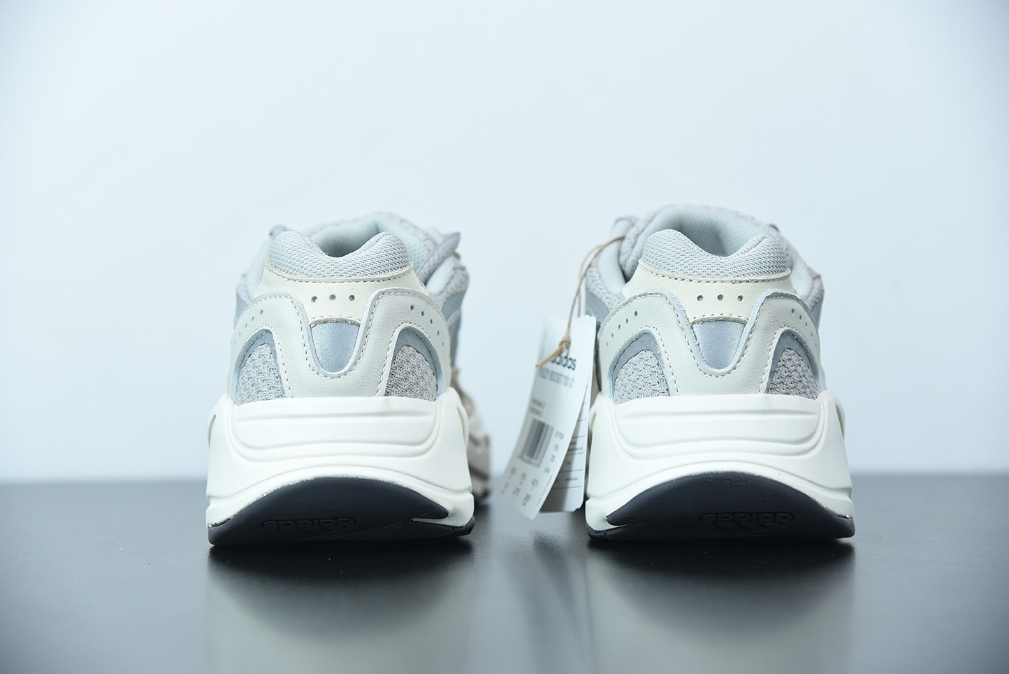 L00J6 顶级版本 AD 阿迪 YEEZY 椰子 700V2 "Cream" 棕白灰 奶油 GY7924 侃爷椰子3M反光复古老爹鞋