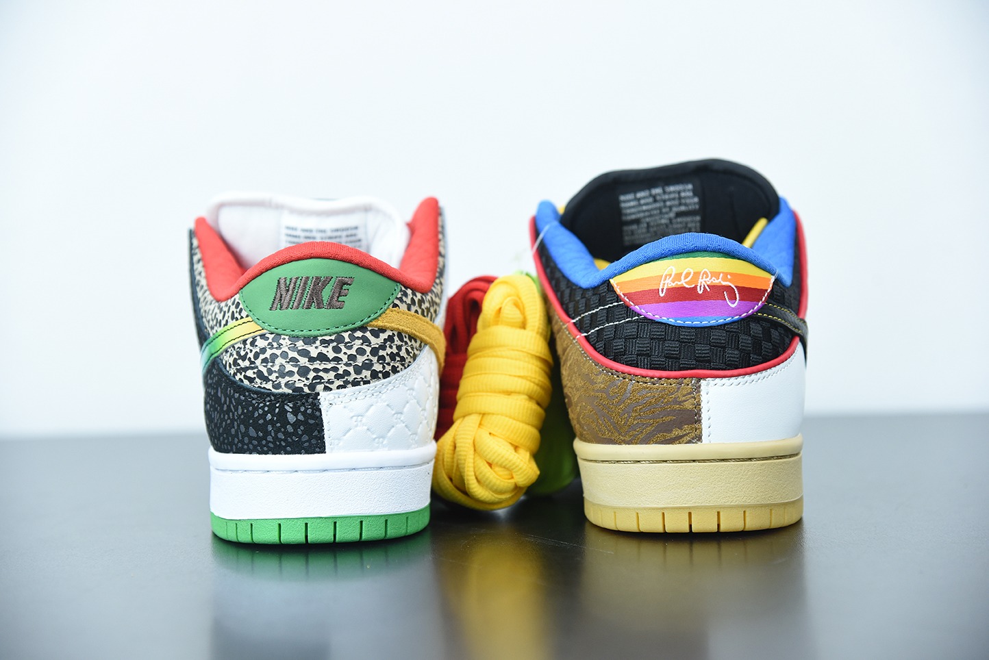 NK SB Dunk Low " What The Paul " 彩色拼接 不对称鸳鸯低帮运动鞋 货号:CZ2239-600