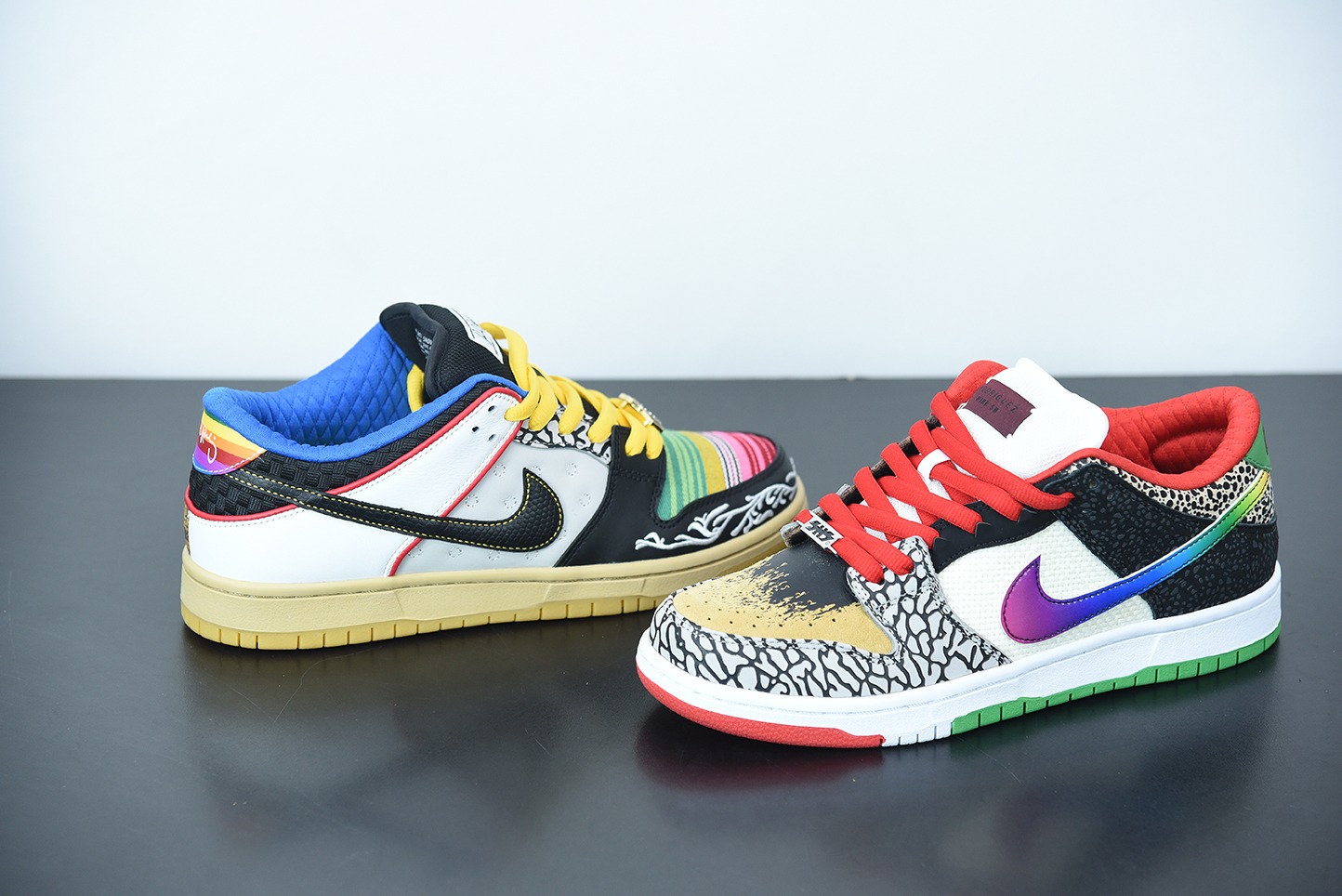 NK SB Dunk Low " What The Paul " 彩色拼接 不对称鸳鸯低帮运动鞋 货号:CZ2239-600