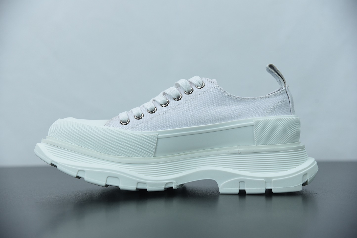 Alexander McQueen/亚历山大麦昆松糕鞋厚底增高帆布鞋Y07H5