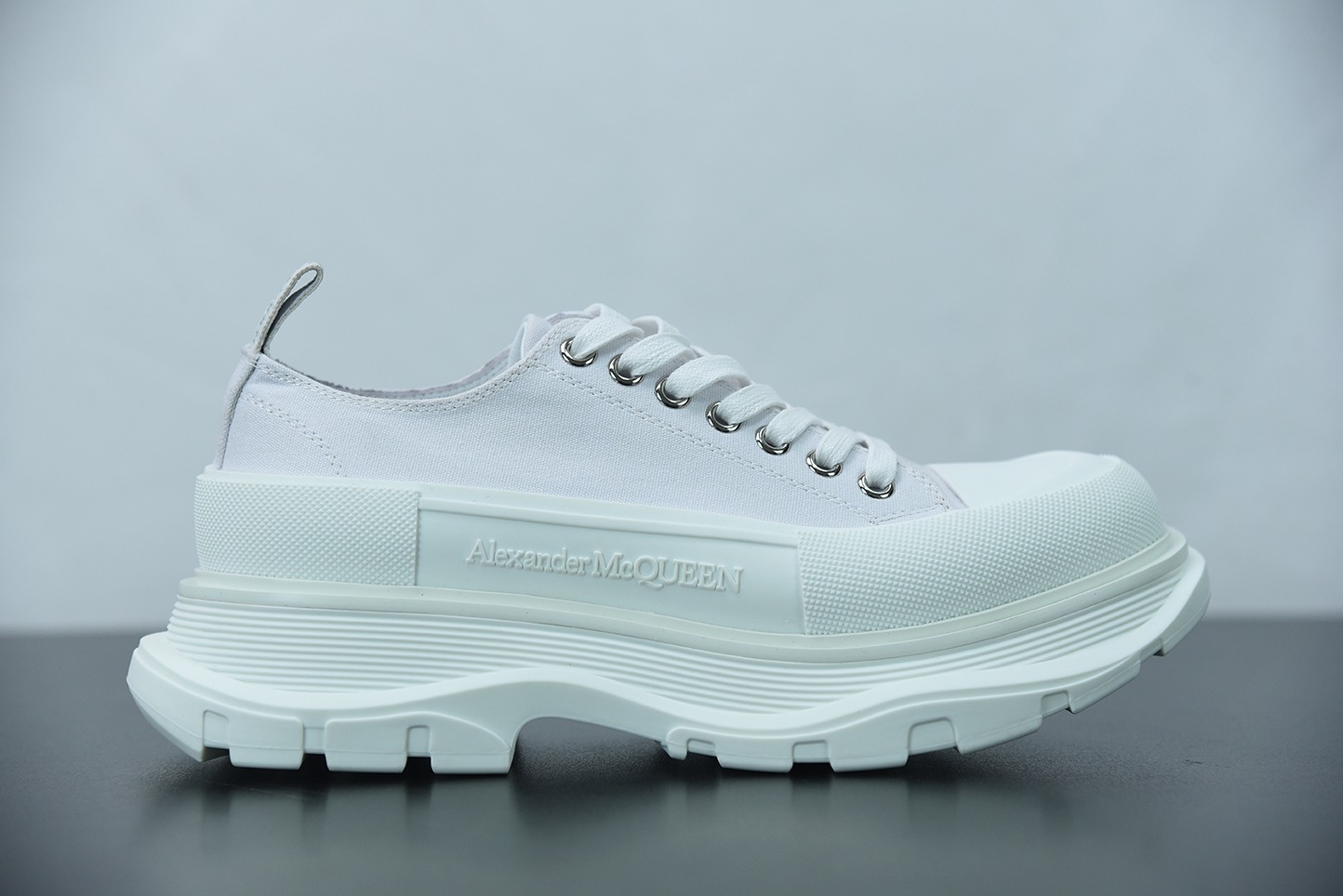 Alexander McQueen/亚历山大麦昆松糕鞋厚底增高帆布鞋Y07H5