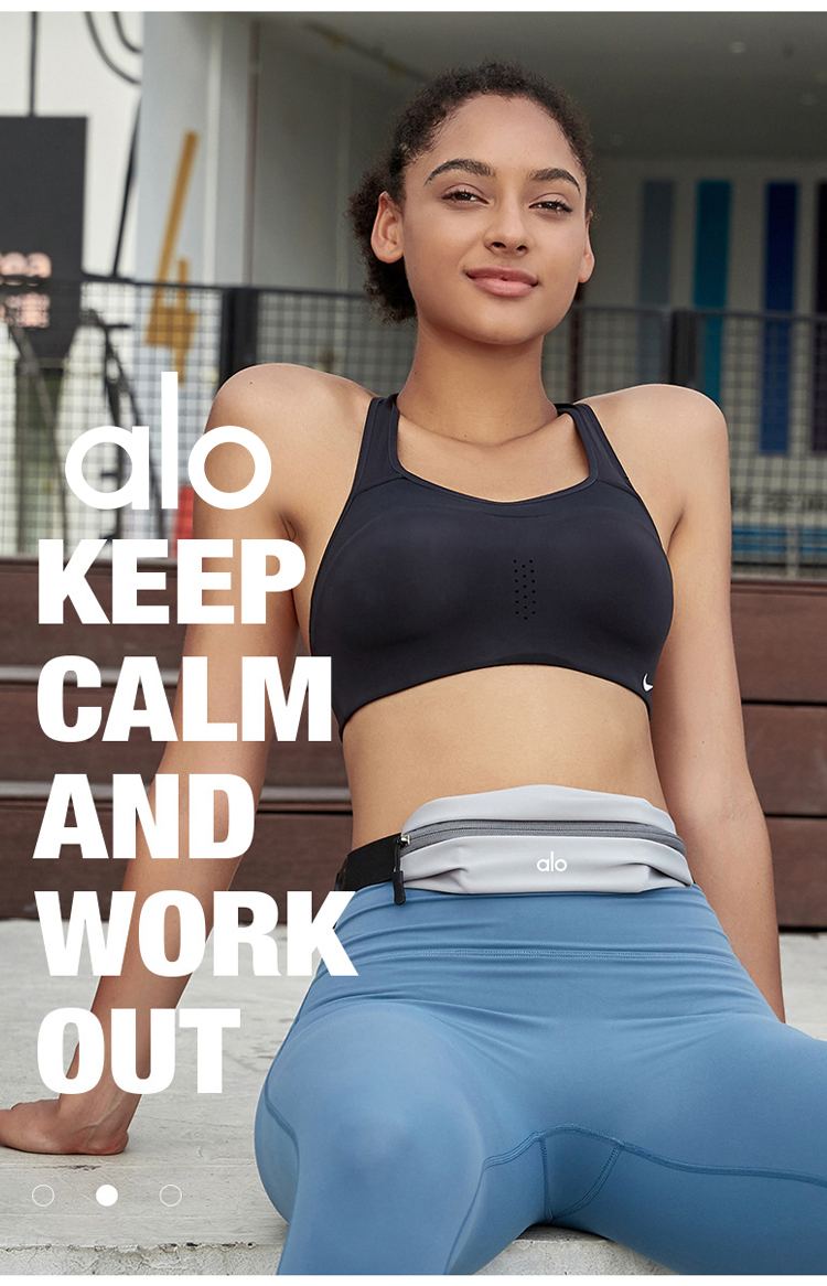 Alo accessories run gray yoga
