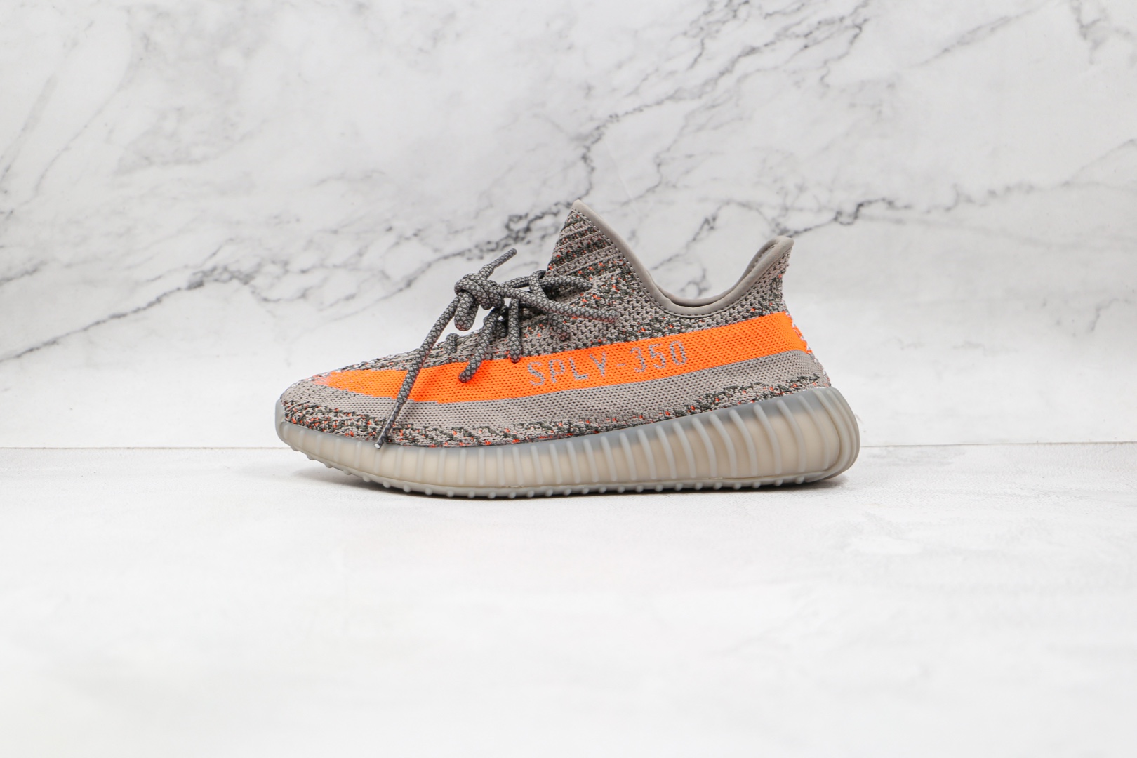 椰子 350 V2 尖端性价比 灰橙色 满天星运动鞋