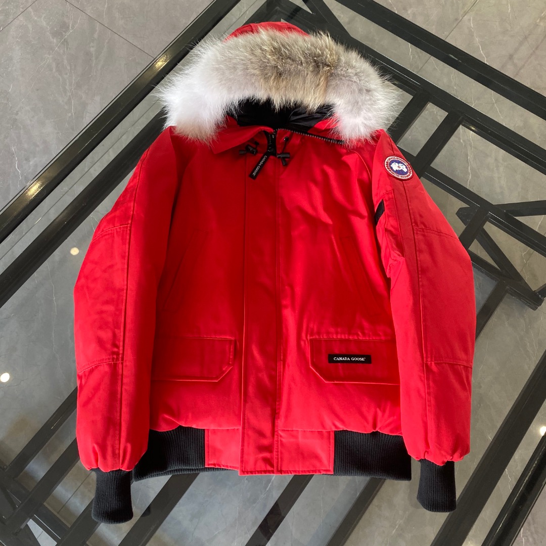 Canada Goose Clothing Coats & Jackets Down Jacket White Duck Down Winter Collection Hooded Top