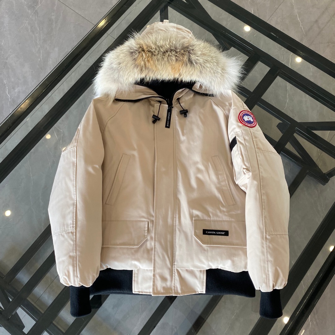 Canada Goose Clothing Coats & Jackets Down Jacket Online China
 White Duck Down Winter Collection Hooded Top