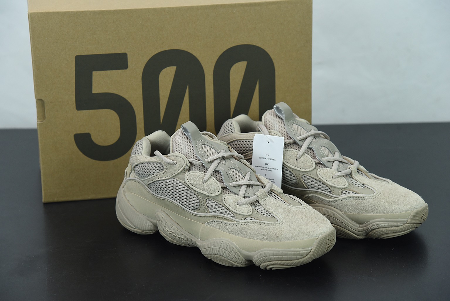 XZ纯原版本 椰子 AD Yeezy500 “Taupe Light”褐色椰子鞋 货号:GX3605