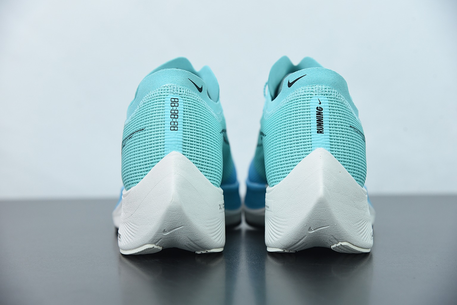 Nk ZoomX Vaporfly NEXT％ 2 马拉松针织面透气运动跑鞋 蓝色 货号：CU4111-300