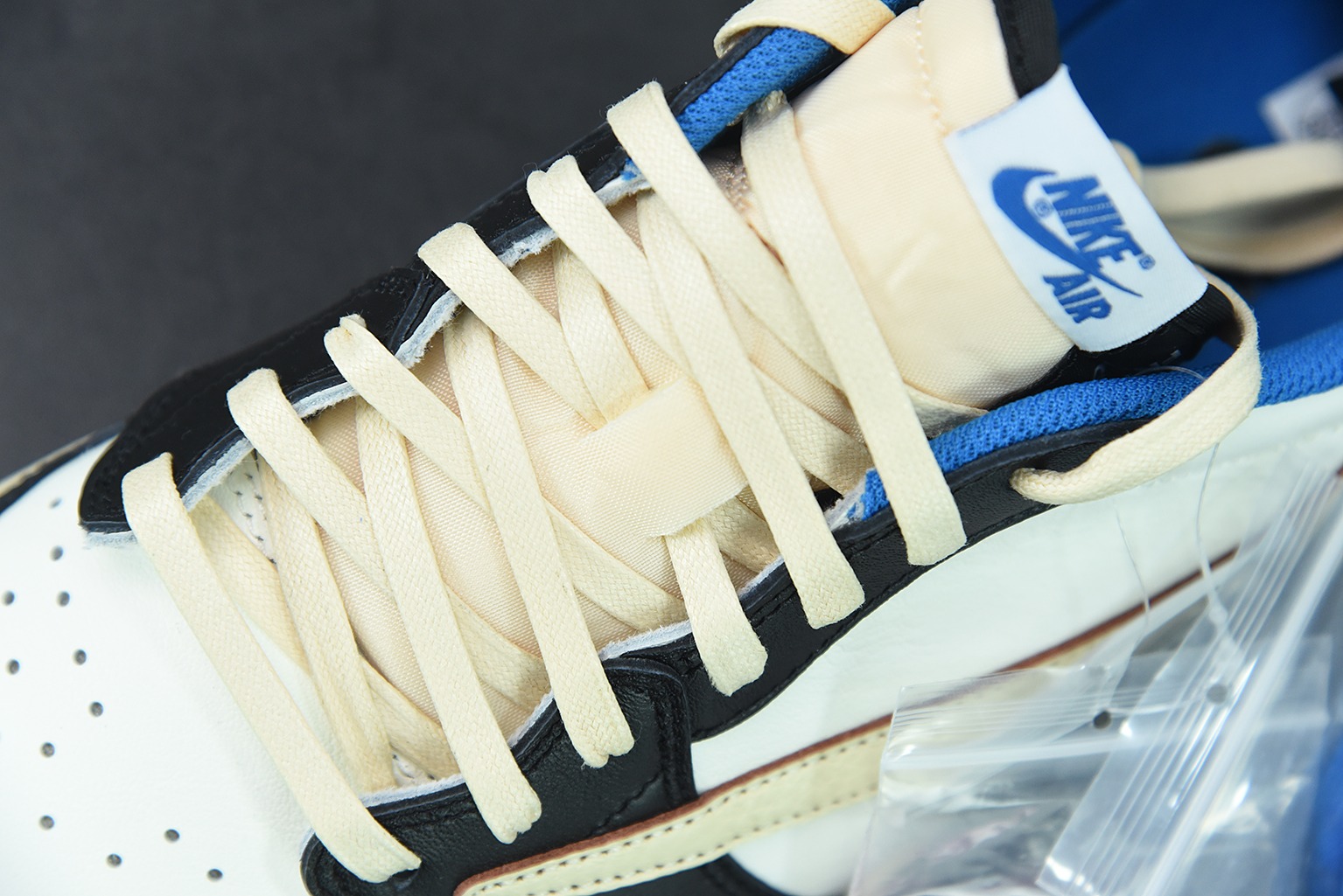 T02C6 纯原Air Jordan 1 AJ1 Low 乔丹1代 AJ1低帮 倒勾 篮球鞋/藤原浩 倒钩 货号:DM7866 140