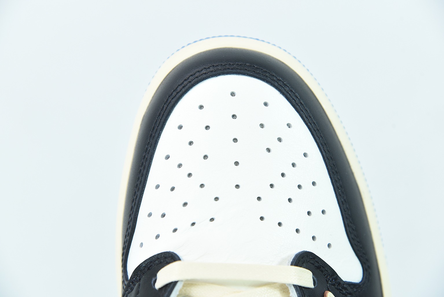 T02C6 纯原Air Jordan 1 AJ1 Low 乔丹1代 AJ1低帮 倒勾 篮球鞋/藤原浩 倒钩 货号:DM7866 140
