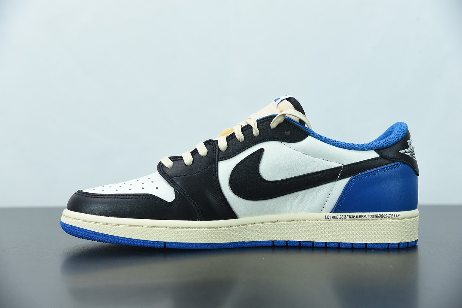 T02C6 纯原Air Jordan 1 AJ1 Low 乔丹1代 AJ1低帮 倒勾 篮球鞋/藤原浩 倒钩 货号:DM7866 140