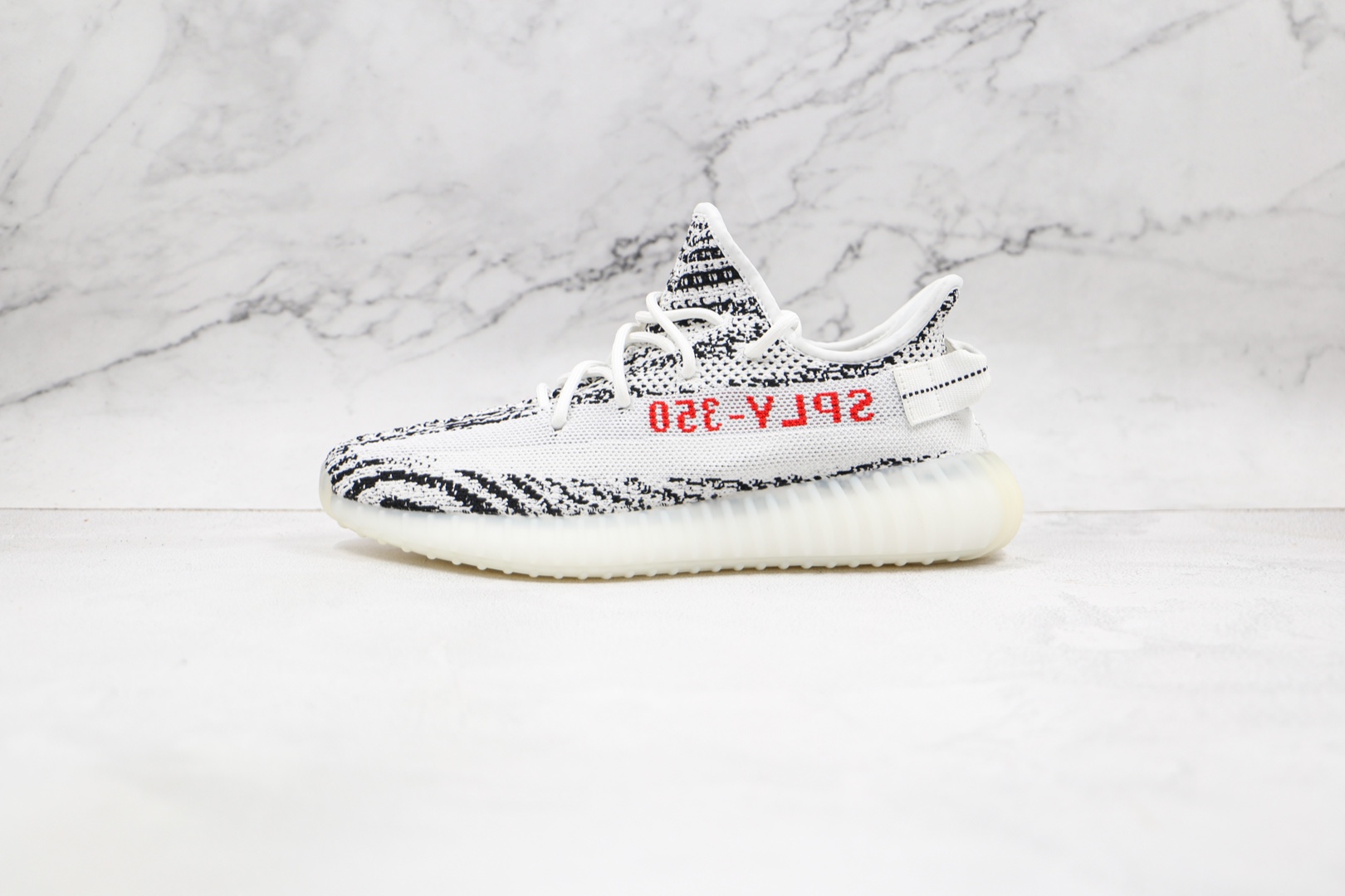 椰子 350 V2 巴斯夫 Yeezy Boost 350 V2 白斑马运动鞋