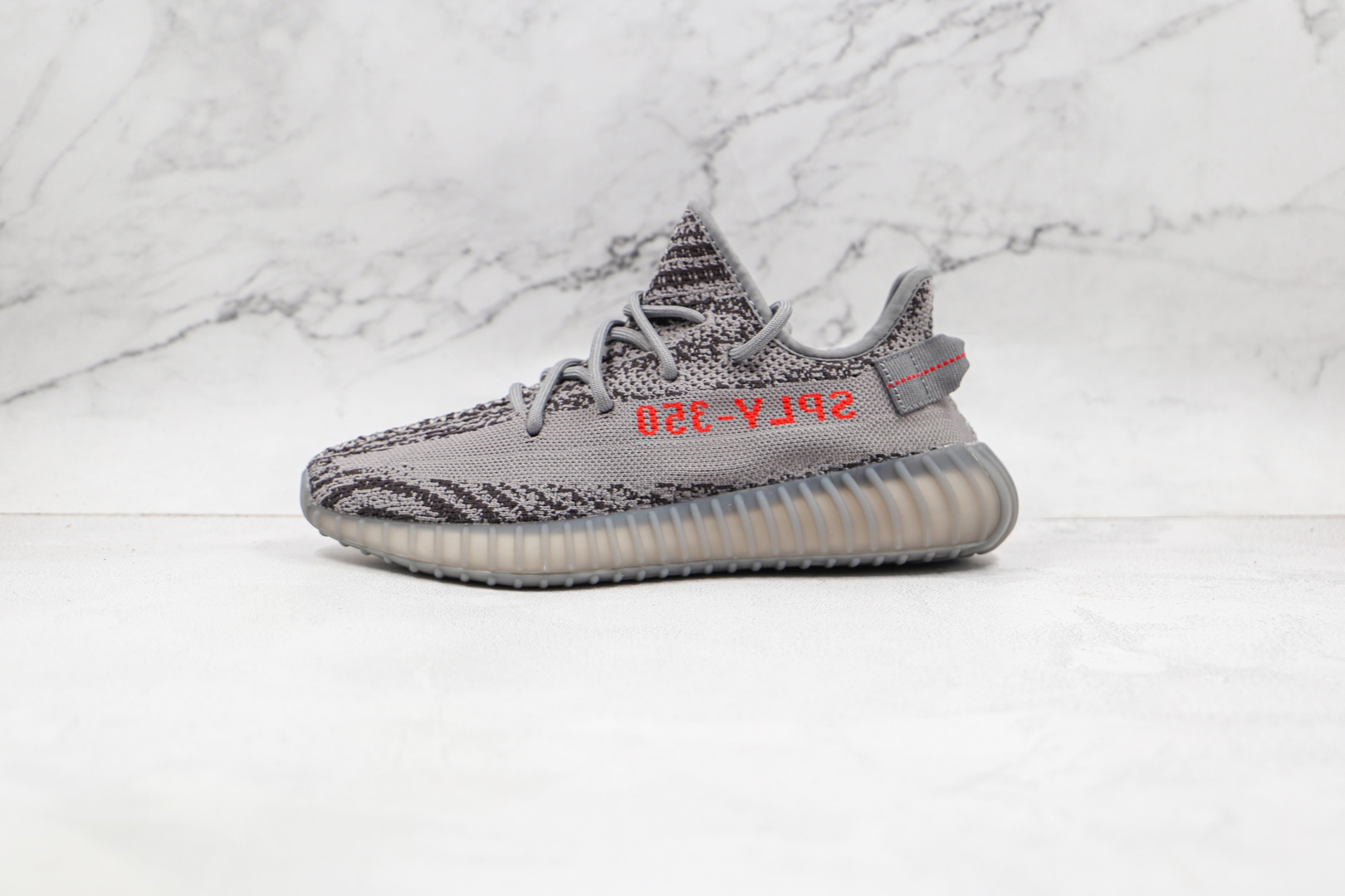 椰子 350 V2 巴斯夫 Yeezy Boost 350 V2 灰斑马运动鞋