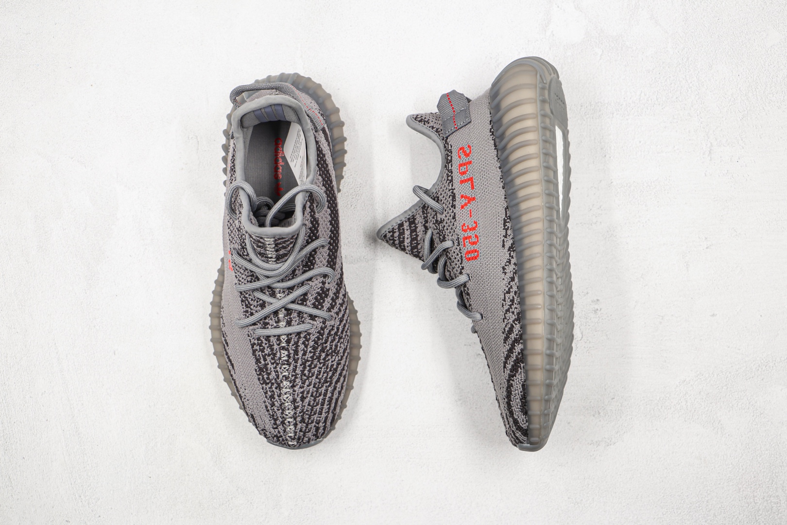 椰子 350 V2 巴斯夫 Yeezy Boost 350 V2 灰斑马运动鞋