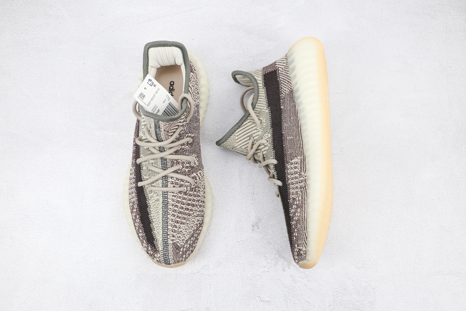 椰子 350 V2 巴斯夫 Yeezy Boost 350 V2 卡其灰运动鞋