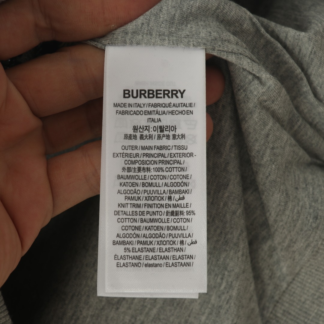 380 Burberry/巴宝莉经典格纹拼接卫衣外套