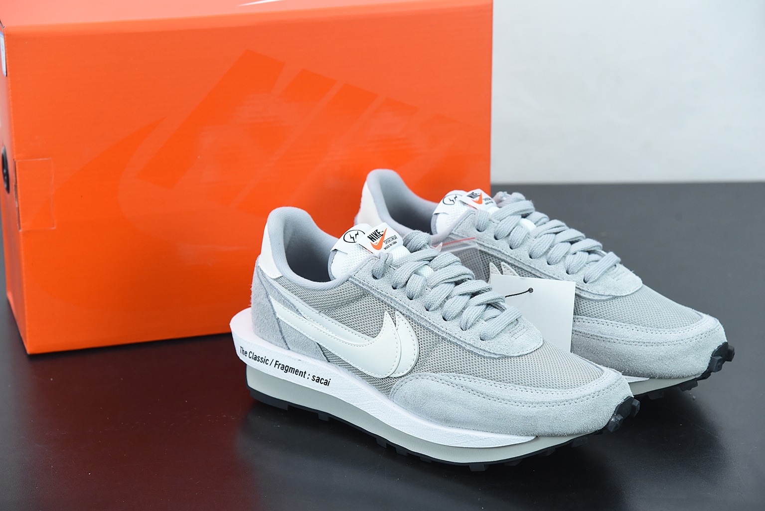 T00C5 Fragment Design x Sacai x LDWaffle华夫走秀休闲运动鞋 货号:DH2684-001