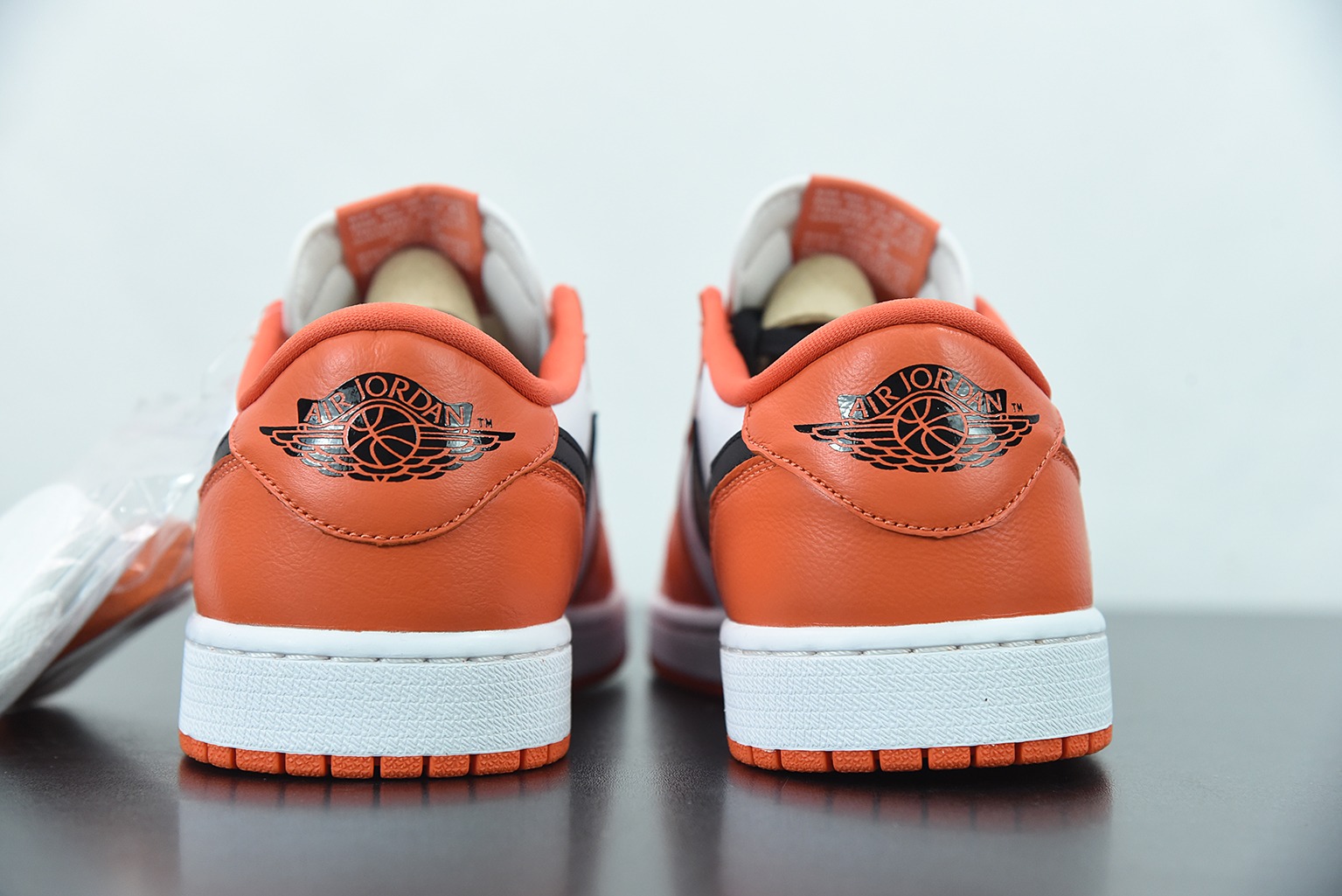 L00H5 纯原版本 Air Jordan 1 Low AJ1 乔丹1代低帮篮球鞋 白 橙扣碎 货号:CZ0790 801