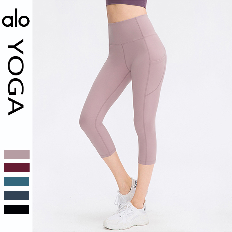 Alo capri yoga pink