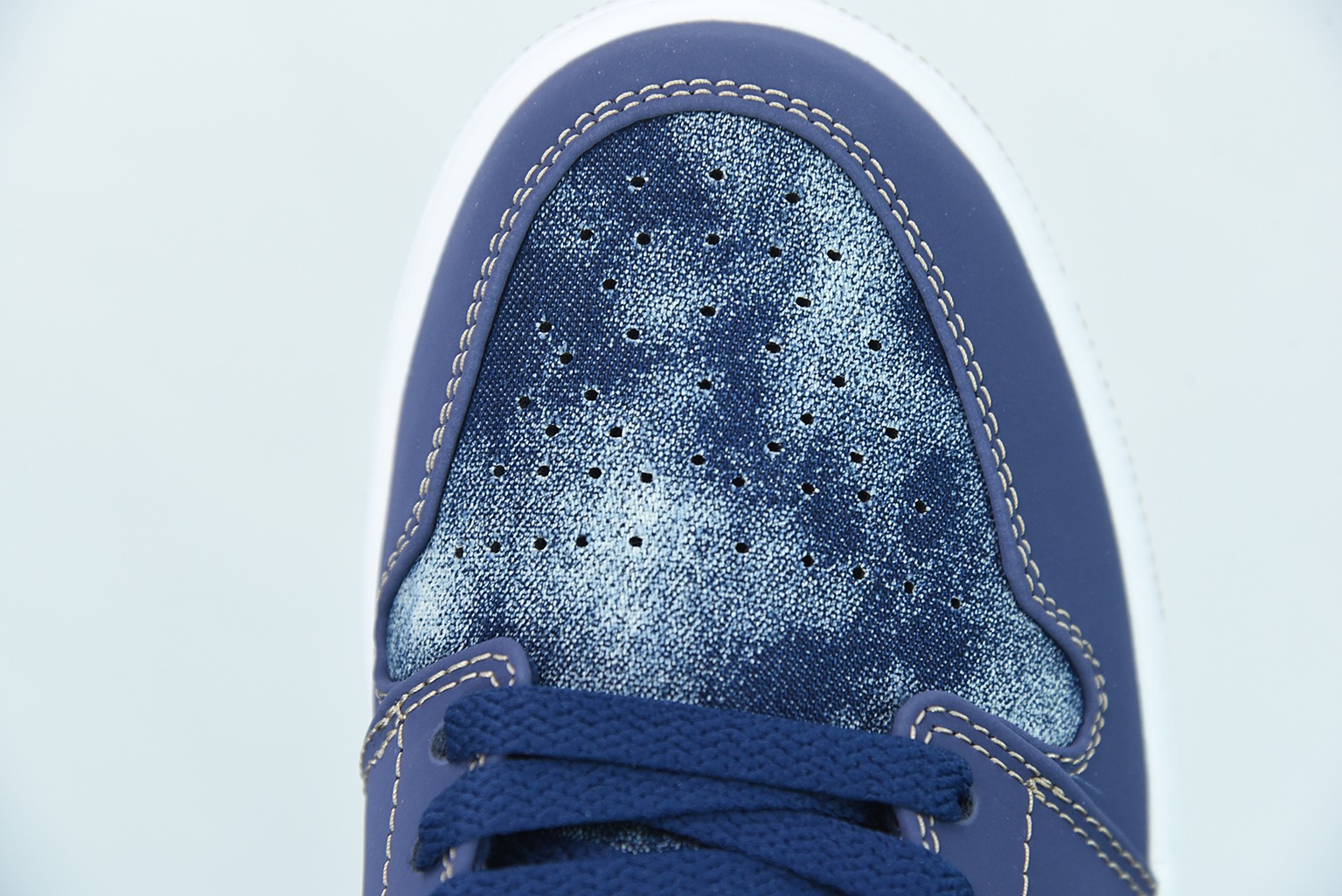 Air Jordan 1 Low AJ1 乔1深蓝牛仔 低帮文化休闲运动板鞋 货号：DH1259-400