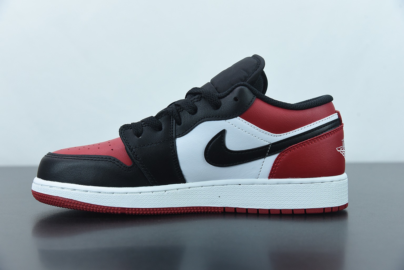 Air Jordan1 Low 2021 Black Toe 2021AJ1LOW新黑红男女同款休闲低帮运动鞋 553558 612