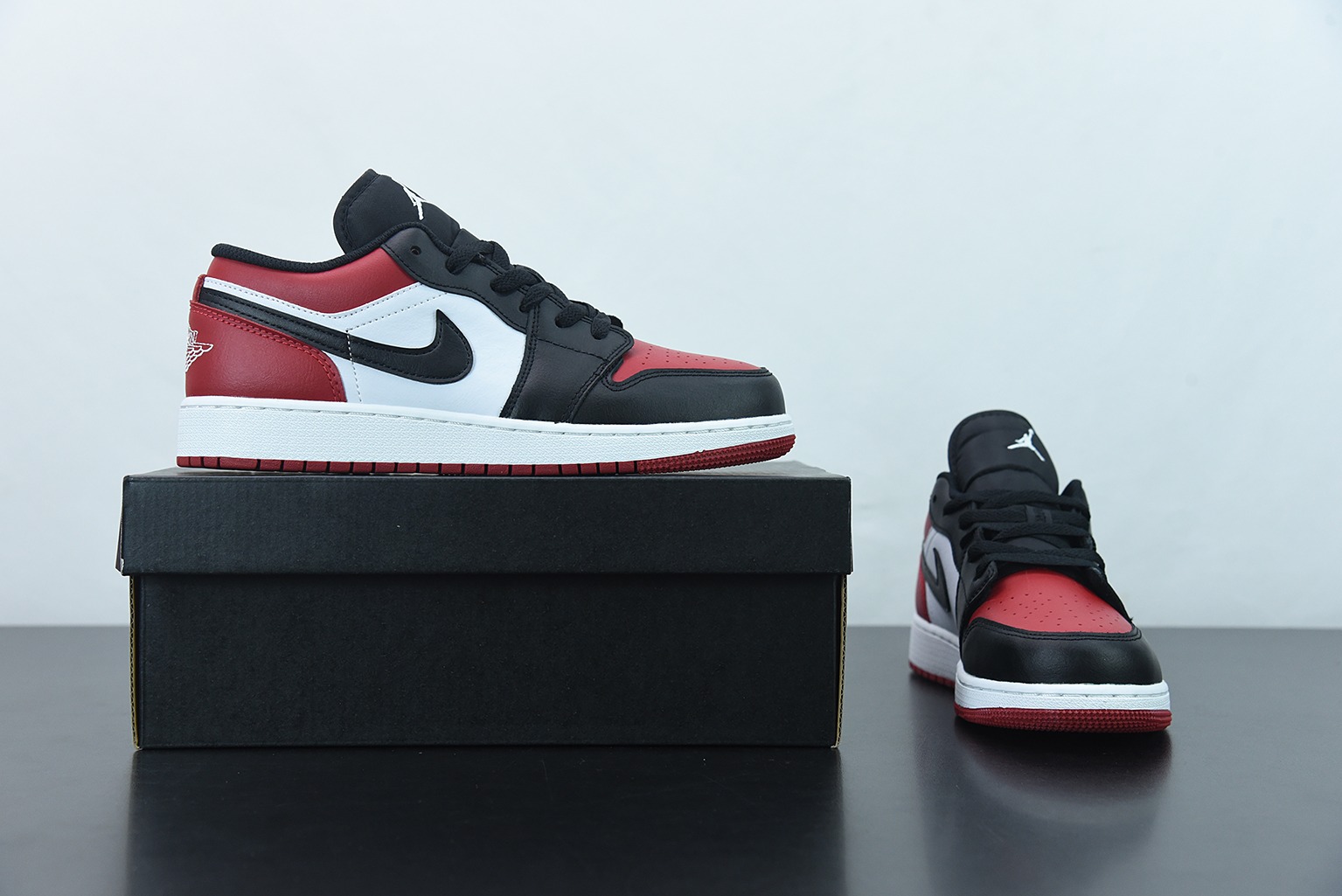Air Jordan1 Low 2021 Black Toe 2021AJ1LOW新黑红男女同款休闲低帮运动鞋 553558 612