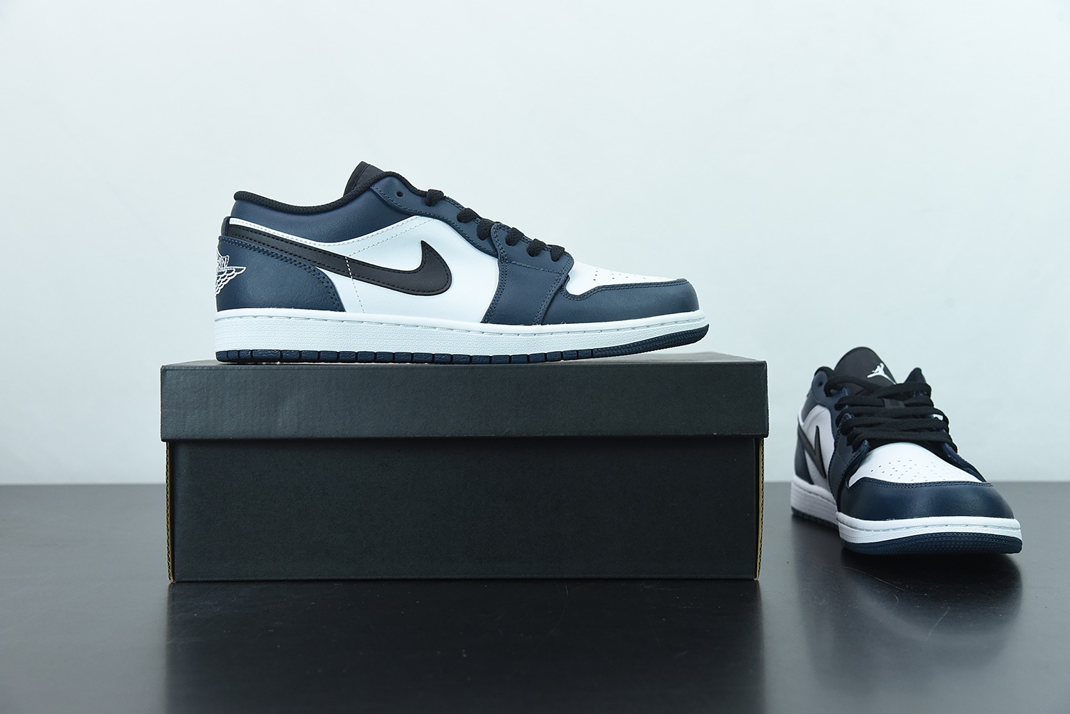 Air Jordan 1 Dark Teal AJ1 low 黑曜石 低帮 货号：553558-411