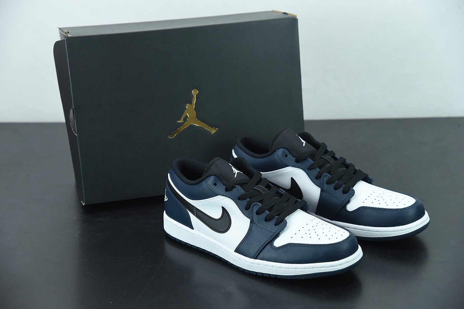 Air Jordan 1 Dark Teal AJ1 low 黑曜石 低帮 货号：553558-411
