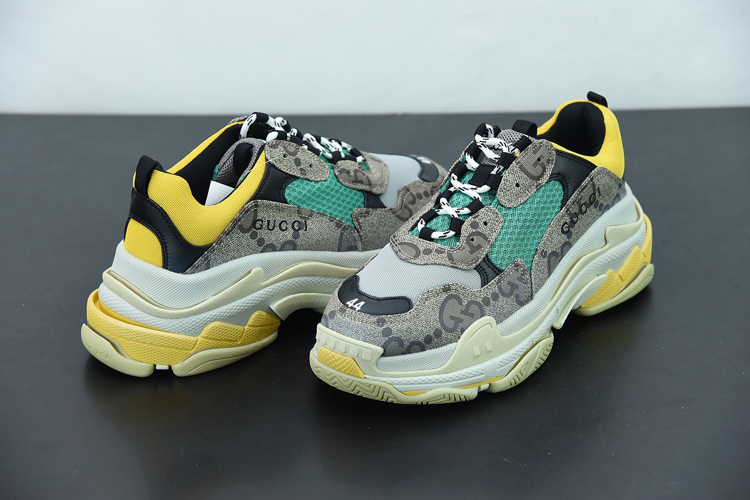 巴黎世家一代 古驰联名 Gucci Balenciaga 巴黎世家 1.0 初代 复古老爹鞋